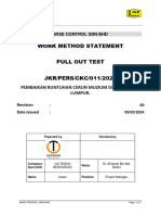 MST Pull Out Test