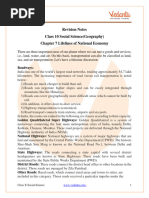 Lifelines of National Economy Class 10 Notes CBSE Geography Chapter 7 (PDF)