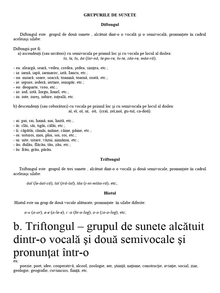 Grupurile de Sunete | PDF
