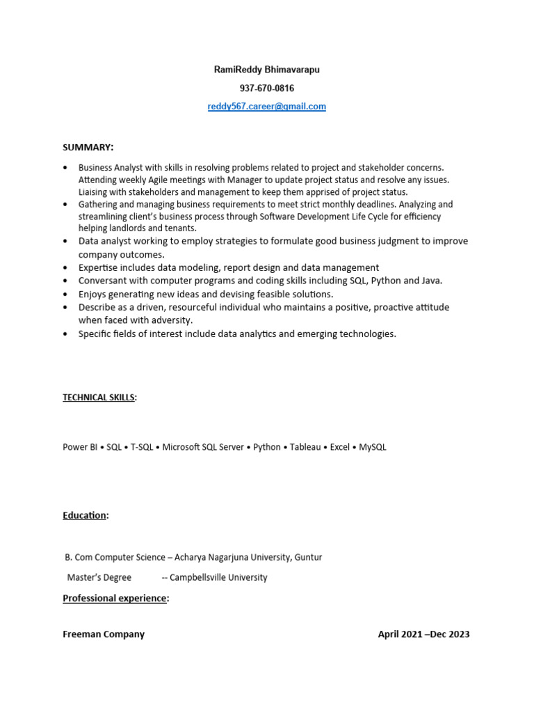 rami-ba-resume-pdf-scrum-software-development-information