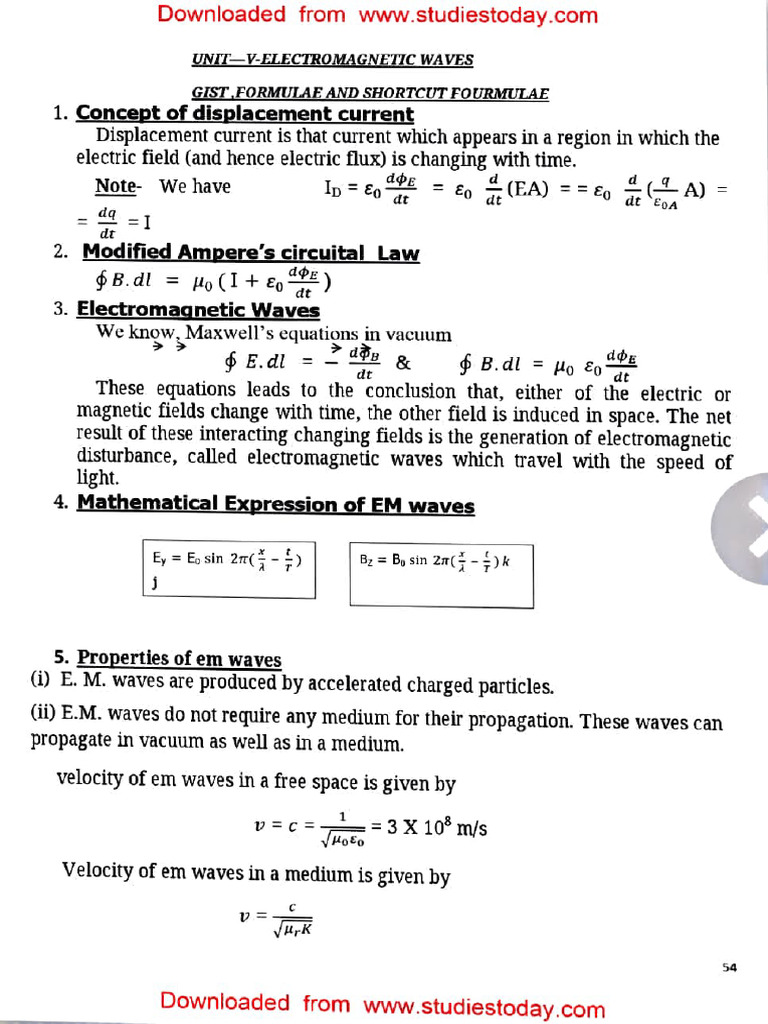 Electromagnetic Waves | PDF