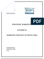 Strategic Marketing: Synopsis On