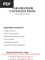 Chapter 6 Var Granger Causality Tests