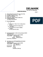 Delmark Operating Manual 