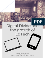 Digital Divide and Growth of EdTech