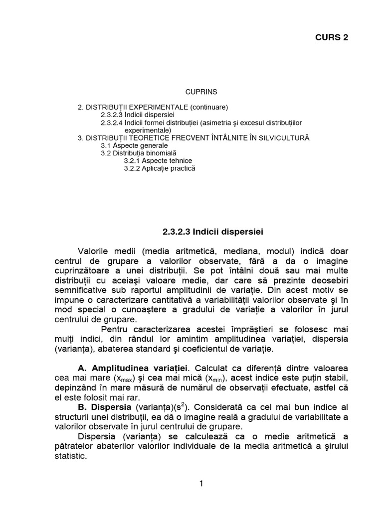 Curs 2 | PDF