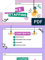 LESSON 2 Chapter 5 Staffing