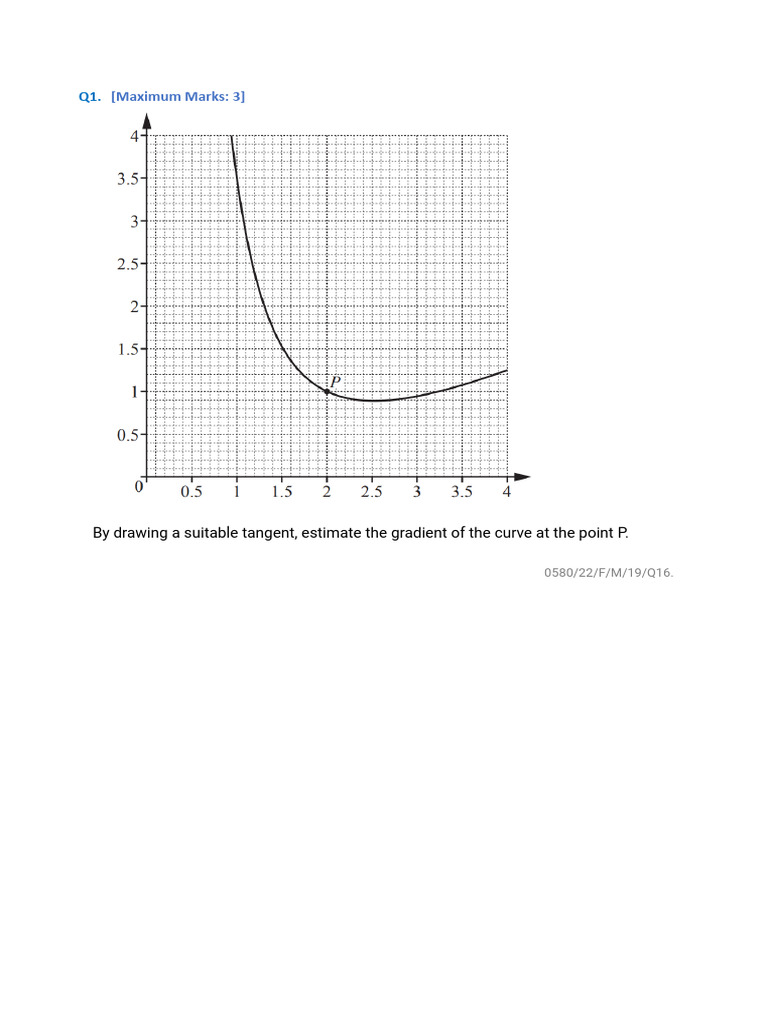 Gradient and Equation Problems in Mathematics | PDF