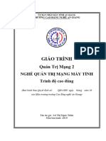 Giáo Trình Quản Trị Mạng (Nghề - Quản Trị Mạng Máy Tính - Trình Độ Cao Đẳng) - Trường Cao Đẳng Nghề an Giang - 1513311