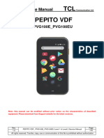 Pepito VDF - Pvg100e - Pvg100eu l1 & l2 Service Manual v1.2 Eu