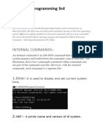 Ms Internal Commands 07