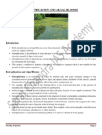 Eutrophication and Algal Blooms