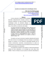 La Tecno Educación en El Contexto de Las Metodologías Activas Phd. César Raúl Méndez Carpio Ucacue