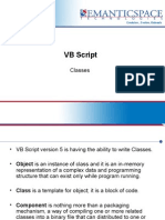 VB Script- Classes
