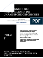 Die Rückkehr der Russophilen in die ukrainische Geschichte