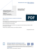 Déclaration de Votre Chiffre D'affaires: Urssaf Corse La Rocade Cs 901 BD Abbe Recco 20701 Ajaccio Cedex 9 Nous Contacter