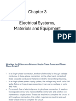 3 Electrical Systems, Materials and Equipment