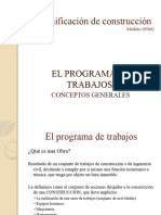 Conceptos Programa de Trabajos