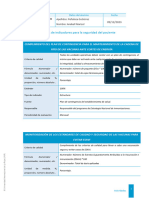 Indicadores para La Seguridad Del Paciente