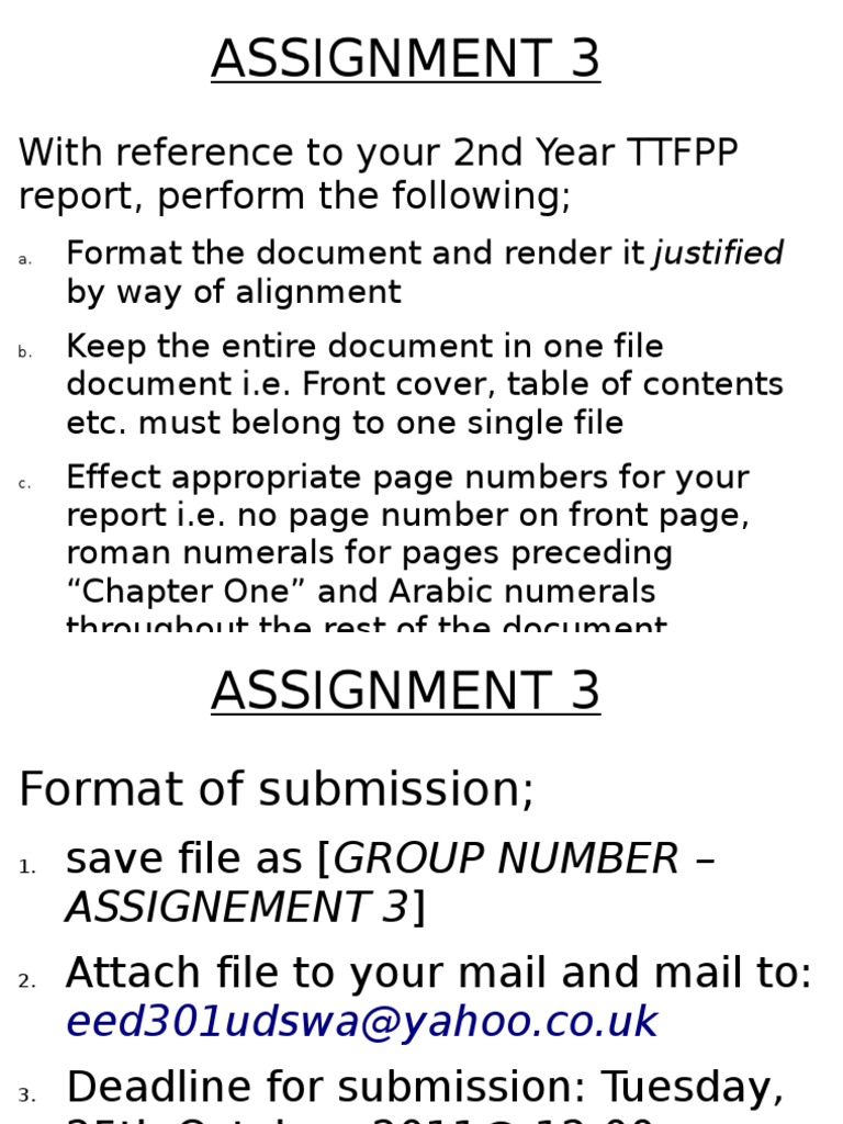 Assignment 3 | PDF | Technology & Engineering
