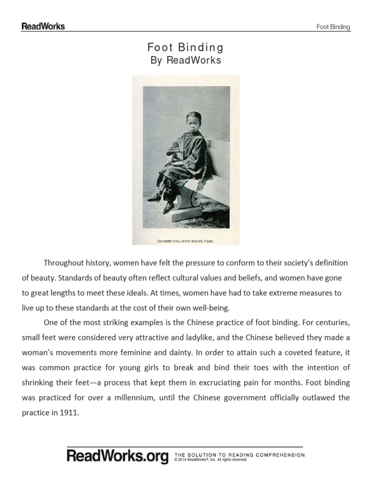 Optional Foot Binding LEVEL B2 PDF
