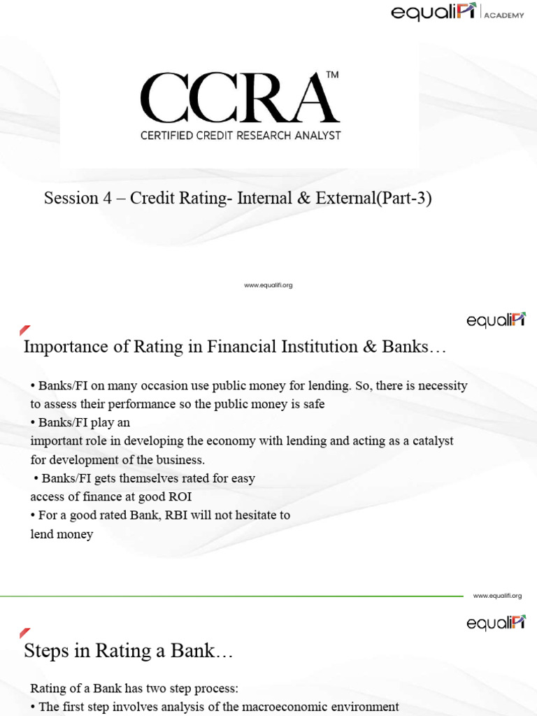 Session 4. Part 3credit - Rating Internal | PDF