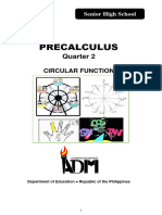 Precalculus Circular Functions