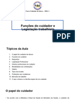 Aula 2 - Funcoes Do Cuidador e Legislacao Trabalhista