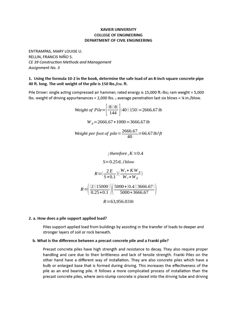 Construction Methods and Management Guide | PDF