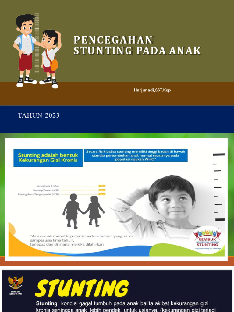 Pencegahan Stunting Anak 2023 | PDF