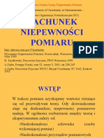 Rachunek Niepewnosci Pomiaru