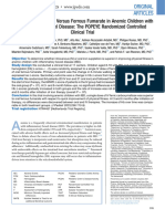 Ferric Carboxymaltose Versus Ferrous Fumarate in A