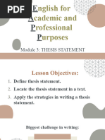 Eapp Module3 Thesis Statement