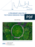 A Preliminary Analysis of The Turkish Emissions Trading System