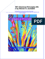 Ebook Original PDF Chemical Principles 8Th Edition by Steven S Zumdahl All Chapter PDF Docx Kindle