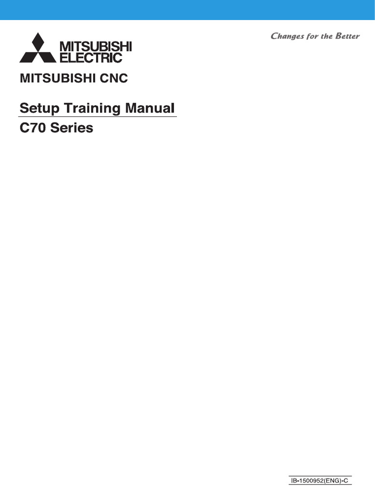 C70 Setup Training Manual | PDF | Programmable Logic Controller | Numerical Control