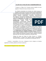 Exemplo de Citação de Jurisprudência - DC Ii - Faj