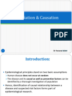 Association Causation - DR Farzana