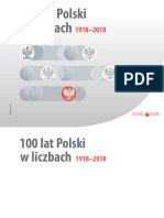 100 Lat Polski W Liczbach 1918-2018