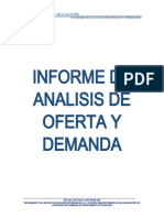 Informe de Analisis de Oferta y Demanda I.E Faustino San