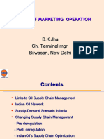 Marketing Operations (S & D & Operations