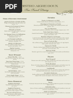 Sample Five-Course Menus | PDF