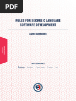 Anssi-Guide-Rules For Secure C Language Software Development-V1.4