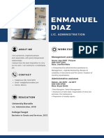 Curriculum CV Resume Profesional Marketing Creativo Pastel