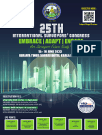 25TH INTERNATIONAL SURVEYORS' CONGRESS - 25thISC20231-june 2023