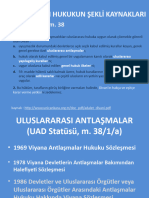 I.3.Sekli Kaynaklar Uluslararasi Antlasmalar I