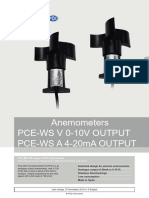 Anemometre PCE-WS V