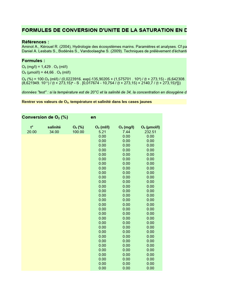 formule_conversion_o2 | PDF