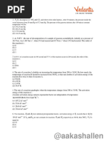 JEE - Chemistry - Chemical Kinetics