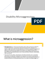 Disability Microaggressions - Accessible